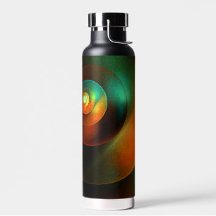 Farbige Kreise Modernes Abstraktes Kunstmuster #18 Trinkflasche