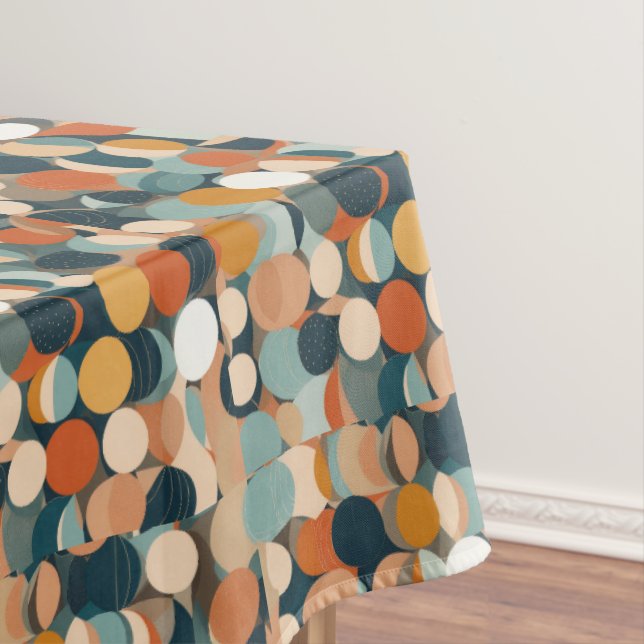 Farbige Kreise Tischdecke (Beispiel)