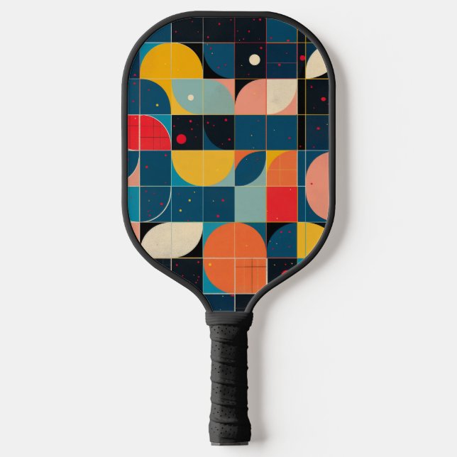 Farbige Kreisform Pickleball Schläger (Vorderseite)