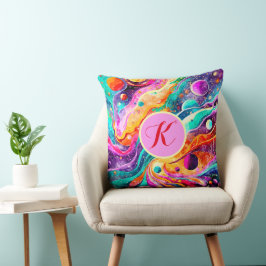 FARBIGE KUNST KISSEN
