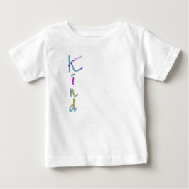 Farbige künstlerische KIND-Typografie Inspirierend Baby T-shirt