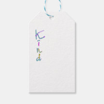 Farbige künstlerische KIND-Typografie Inspirierend