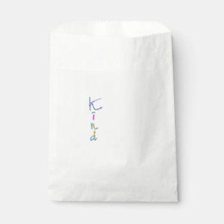 Farbige künstlerische KIND-Typografie Inspirierend Geschenktütchen