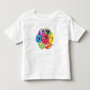 Farbige Kwamis Kleinkind T-shirt