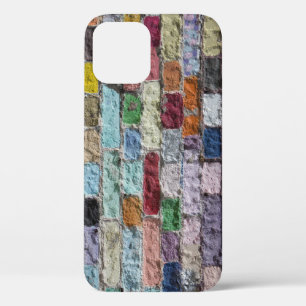 Farbige, lackierte Ziegelwand Textur Case-Mate iPhone Hülle
