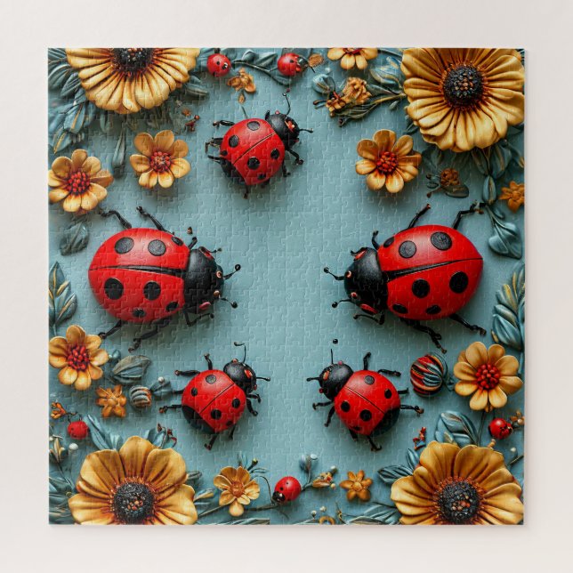 Farbige Ladybugs (Vertikal)