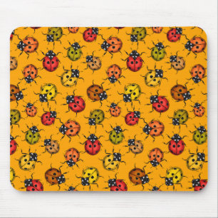 Farbige Ladybugs Mousepad