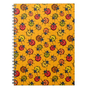 Farbige Ladybugs Notizblock