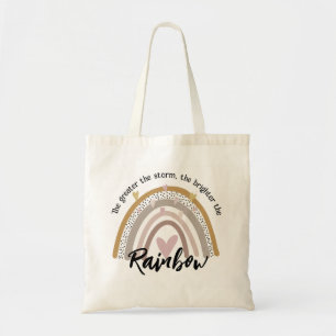 Farbige Lehrerin Regenbogen-Klasse Geschenk Tragetasche