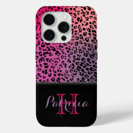Farbige Leopardendrucke & schwarze Diamanten Case-Mate iPhone Hülle