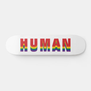 Farbige LGBTQ-Regenbogen-Gay Pride-Flaggenfarben Skateboard