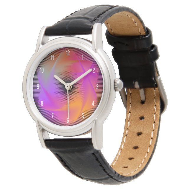Farbige Lichtbilder Armbanduhr (Schrägansicht)