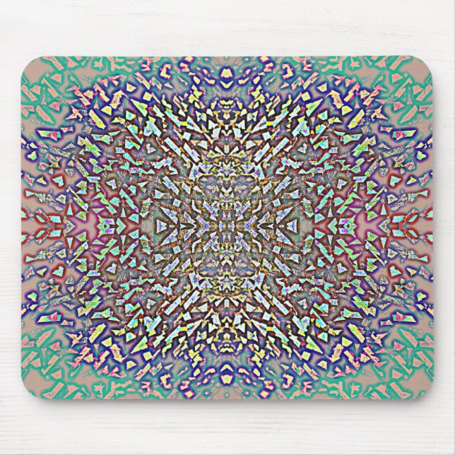 Farbige Lichtreflektionen Mousepad (Vorne)