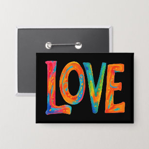 Farbige Liebe Button