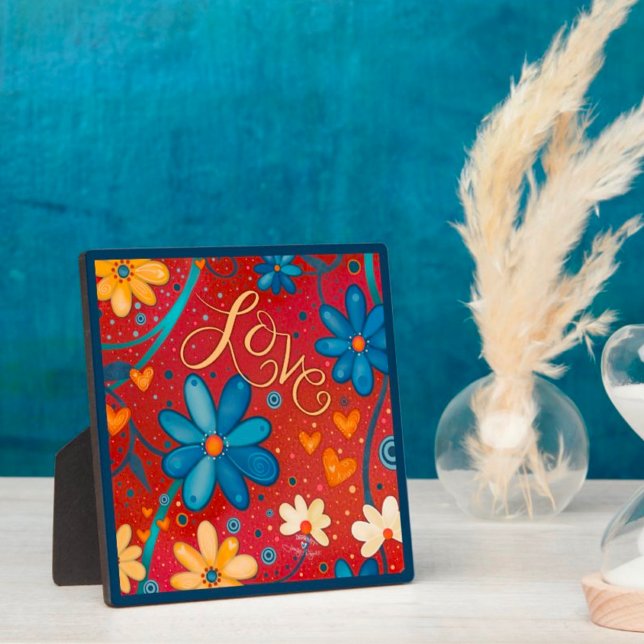 Farbige Liebe Inspiration Hübsche Blumenpracht Fotoplatte (Von Creator hochgeladen)