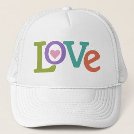 Farbige Liebe LKWs Truckerkappe