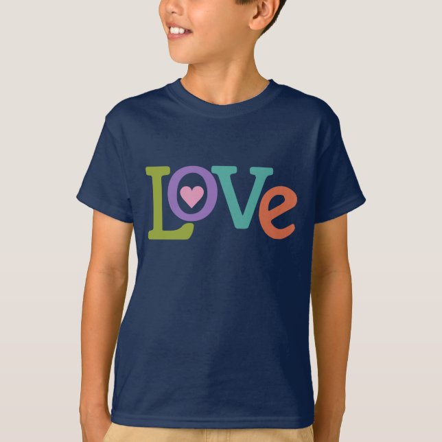 Farbige Liebe Shirts und Jacken (Vorderseite)