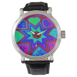 'Farbige Liebe' Uhr