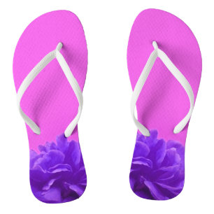 Farbige Lila Himbeere Flip Flops