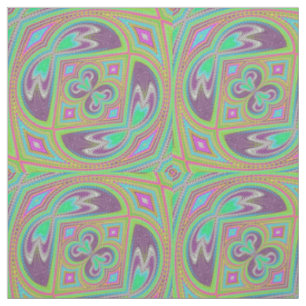 Farbige Lila Rosa Kaleidoskop drucken Stoff