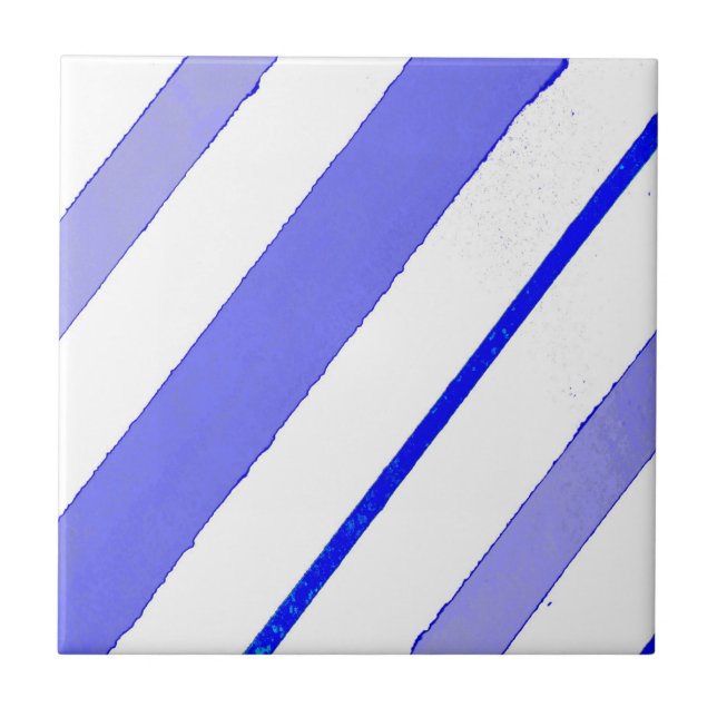 Farbige Linien Fliese (Vorderseite)