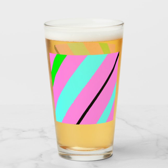 Farbige Linien Glas (Vorne (Gefüllt))