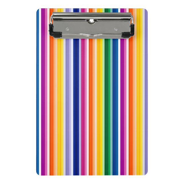 Farbige Linienführung Mini Klemmbrett (Vorderseite)