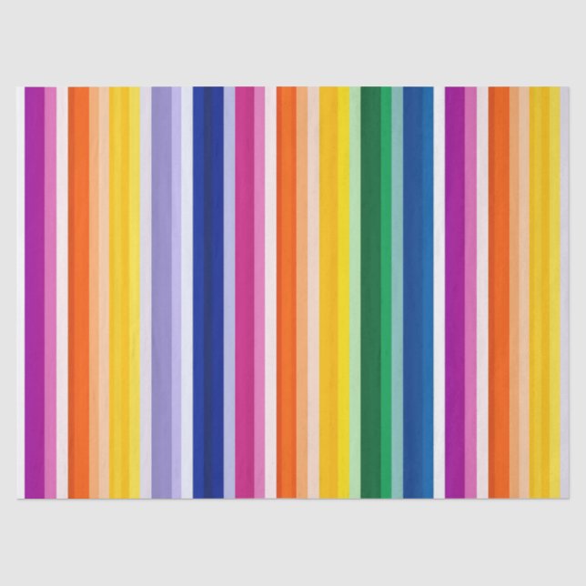 Farbige Linienführung Seidenpapier (Vorderseite)