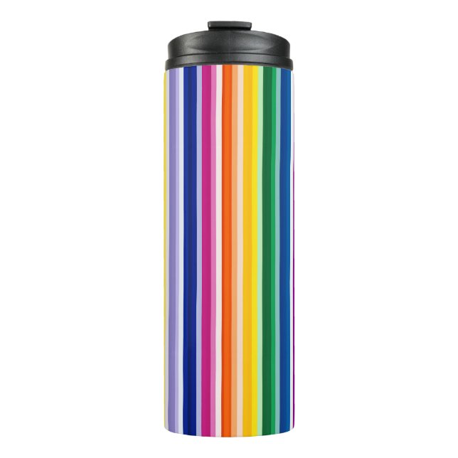 Farbige Linienführung Thermosbecher (Vorderseite)
