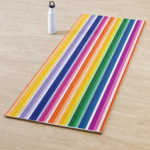 Farbige Linienführung Yogamatte