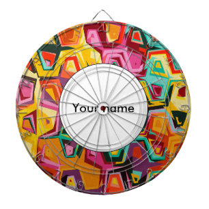 Farbige Lochstruktur Dartscheibe