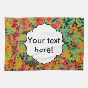 Farbige Lochstruktur Handtuch