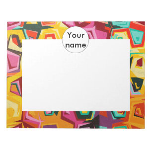 Farbige Lochstruktur Notizblock