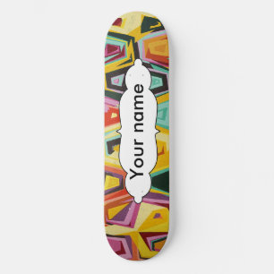 Farbige Lochstruktur Skateboard