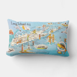 Farbige Long Island NY  Lendenkissen