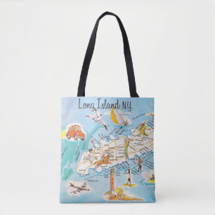 Farbige Long Island NY Tasche