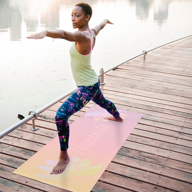 Farbige Lotus-Blume Yogamatte (Von Creator hochgeladen)