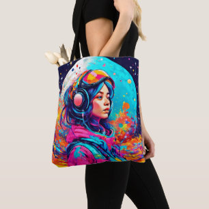 Farbige Lunar-Girl Tasche