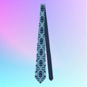 Farbige lustige blaue Collage Krawatte