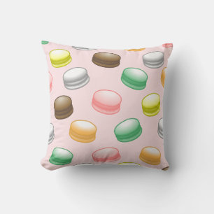 Farbige Macarons Kissen