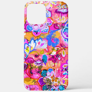 Farbige magische abstrakte Blumen Case-Mate iPhone Hülle