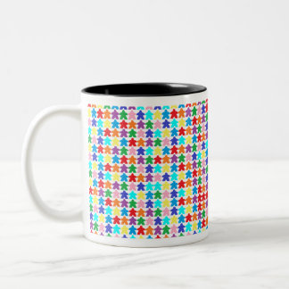 Farbige Mahlzeiten Zweifarbige Tasse