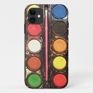 Farbige Malfarbenbox des Künstlers Case-Mate iPhone Hülle
