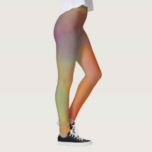 Farbige Marmorwolken Leggings