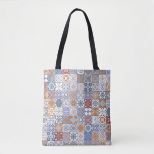 Farbige marokkanische Fliesen Tasche