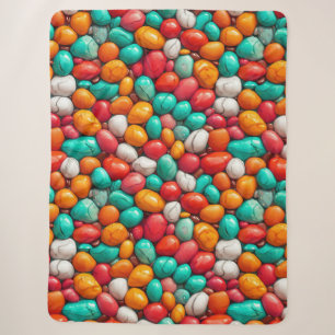 Farbige Meeresteine Sherpadecke