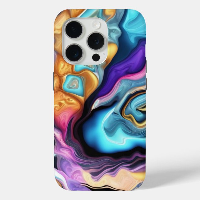 Farbige Mischung von Farben Case-Mate iPhone Hülle (Rückseite)