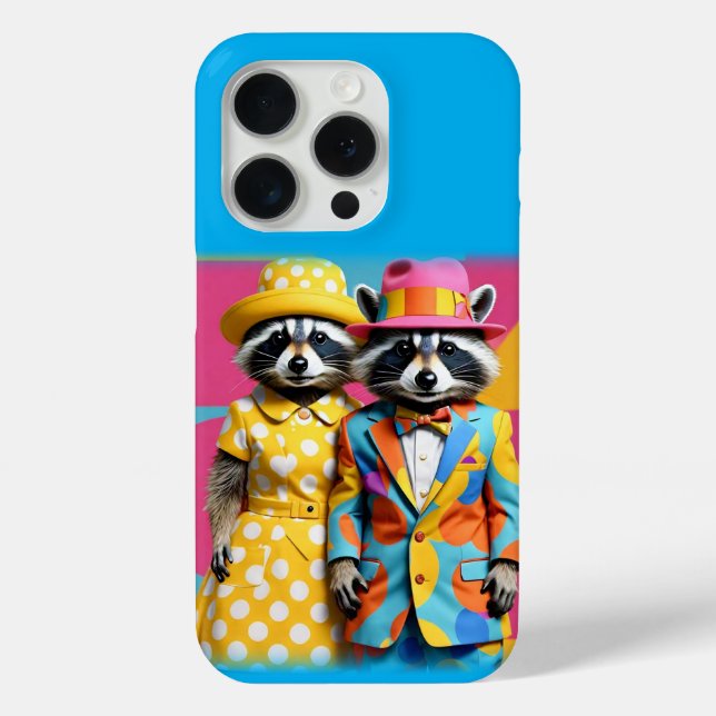 Farbige Mod-Schläger aus den 60er Jahren Case-Mate iPhone Hülle (Rückseite)