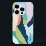 Farbige moderne Abstrakte Kunst Individuelle Name Case-Mate iPhone Hülle<br><div class="desc">Schützen Sie Ihr Telefon mit diesem einzigartigen farbenfrohen Kunstgehäuse. Dieses Design zeigt abstrakte,  von mir handgemalte Kunst. Sie können den Text mit Ihrem Namen personalisieren. Alle Künste in meinem Shop (ByEunmee) sind von mir handgemalt. © Eun Mi Kim © Eunmee Studio</div>