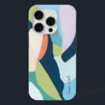 Farbige moderne Abstrakte Kunst Individuelle Name Case-Mate iPhone Hülle<br><div class="desc">Schützen Sie Ihr Telefon mit diesem einzigartigen farbenfrohen Kunstgehäuse. Dieses Design zeigt abstrakte,  von mir handgemalte Kunst. Sie können den Text mit Ihrem Namen personalisieren. Alle Künste in meinem Shop (ByEunmee) sind von mir handgemalt. © Eun Mi Kim © Eunmee Studio</div>